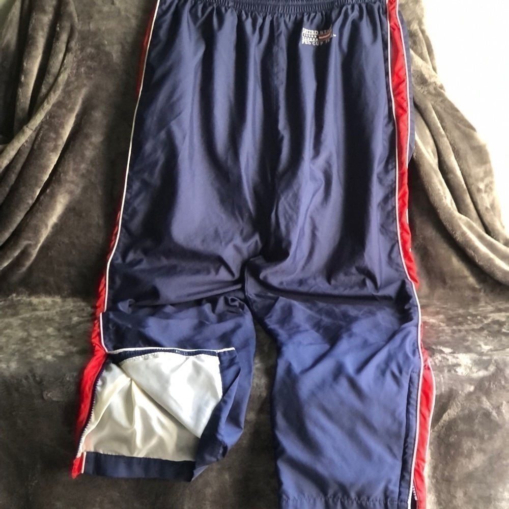 𝅺vtg USTA Kaelin track Athletic pants size large‎